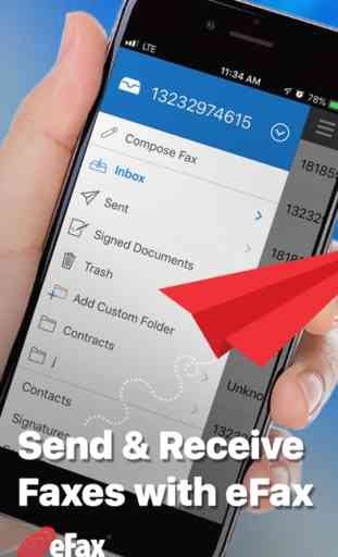 eFax App–Send Fax from iPhone 1