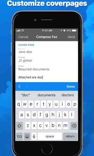 eFax App–Send Fax from iPhone 4