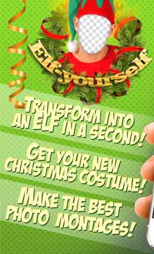 Elf Yourself - Christmas Photo Editor Cam Stickers 1