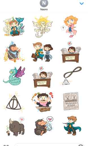 FANTASTIC BEASTS AND WHERE TO FIND THEM STICKERS 2
