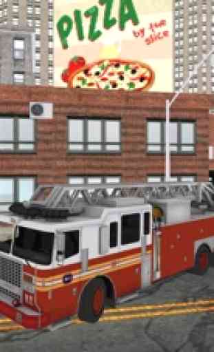 Fire-fighter 911 Emergency Truck Rescue Sim-ulator 2
