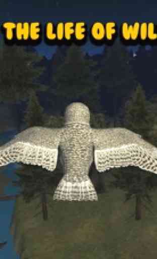 Flying Owl Bird Survival Simulator 3D 1