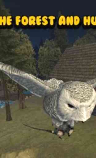 Flying Owl Bird Survival Simulator 3D 2