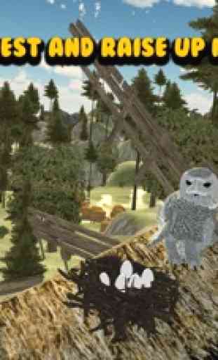 Flying Owl Bird Survival Simulator 3D 3