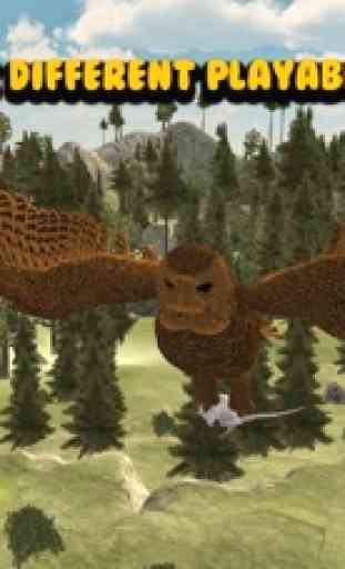 Flying Owl Bird Survival Simulator 3D 4