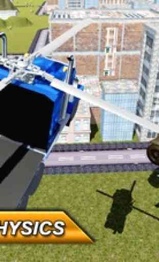 Free Flying Jet Truck Simulator: Transformer Car 2