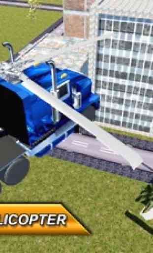 Free Flying Jet Truck Simulator: Transformer Car 3