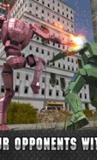 Giant Ray Robot Steel Fighting 3D 3