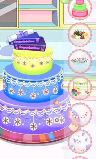 Girl Game－Birthday Cake Decorating 4