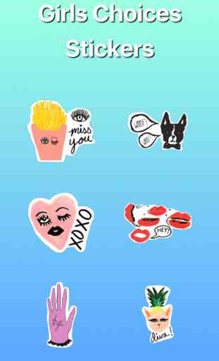Girls Play Choices - Stickers For iMessage 1