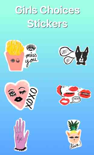 Girls Play Choices - Stickers For iMessage 4