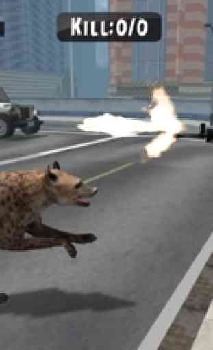 Grand Hyena Simulator 3D : City Rampage 2017 2