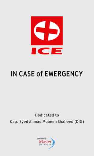 ICE (In Case Of Emergency) Pakistan 1
