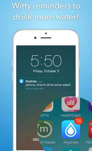 iHydrate -Daily Water Tracker & Hydration Reminder 2
