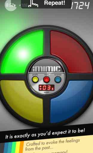 iMimic: 80's Vintage Electronic Memory Game 1
