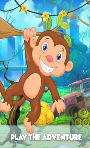 Monkey Runner : crazy run  in jungle for banana 1