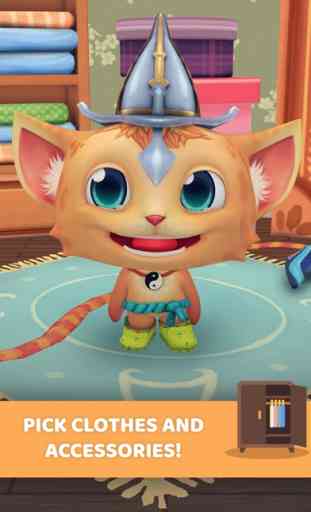My talking Virtual Pet: Cat Care - Game for Kids 2