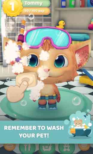 My talking Virtual Pet: Cat Care - Game for Kids 4