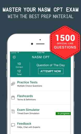 NASM® CPT Practice Exam Prep 2017 – Q&A Flashcards 1