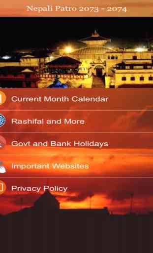 Nepali Patro 2073 - 2074 Calendar 4