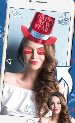 New Year Photo Stickers - Christmas Decorations 2