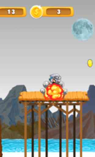 Ninja Go Run and Jump Adventure Dodge Bombs 3