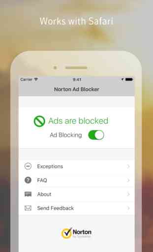 Norton Ad Blocker: Browse faster. Eliminate ads. 3