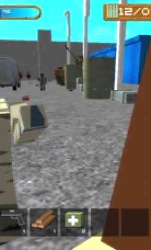 Pixel Shooting Wars 3D - Block Gun Battle 2