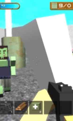 Pixel Shooting Wars 3D - Block Gun Battle 3