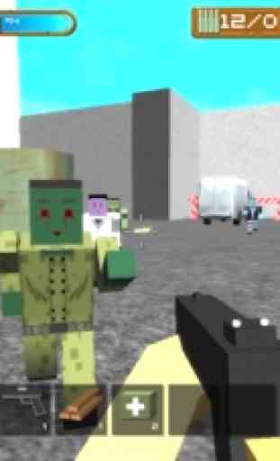 Pixel Shooting Wars 3D - Block Gun Battle 4