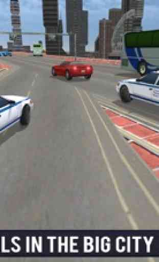 Police Car Gangster Escape Sim 2