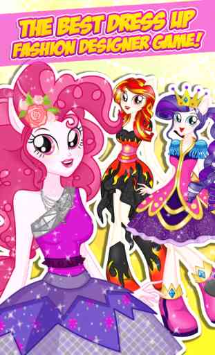Pony Princess Girls Dress Up and Salon Games 1