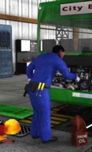 Real Bus Mechanic Simulator 3D Car Garage Workshop 1