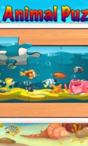 Sea Animal Jigsaw Puzzles for Toddlers Kids Games 1