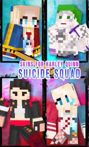 Skins for Harley & Suicide Squad for Minecraft 1