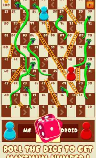 Snakes and Ladders Dice Game 1