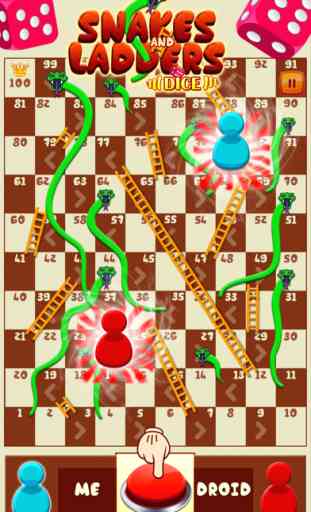 Snakes and Ladders Dice Game 3