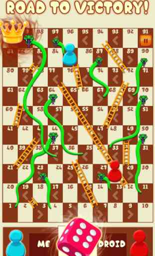 Snakes and Ladders Dice Game 4