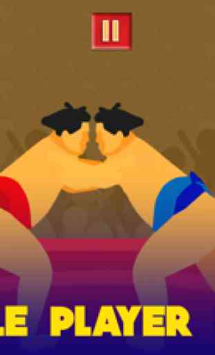 Sumo 2D Wrestle Jump-Angry Real Fighter Physics 2