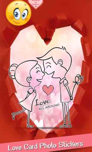 Valentine Yourself- Love Card Photo Stickers App 2