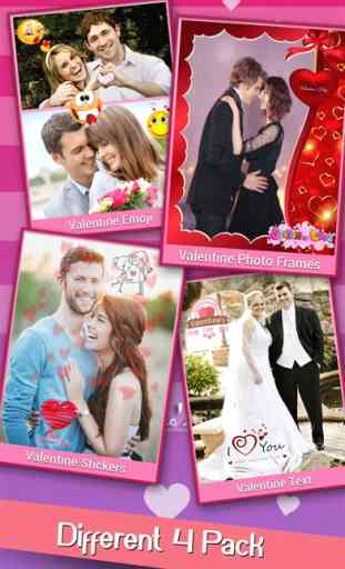Valentine Yourself- Love Card Photo Stickers App 4