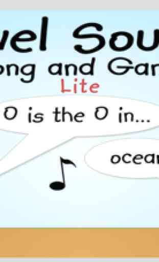 Vowel Sounds Song & Game Lite 1