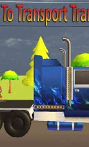 X Ray Robot Transport Semi Truck Parking Simulator 4
