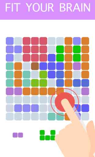 10-10 Colors Block Puzzle Free to Fit : Logic Stack Dots 1