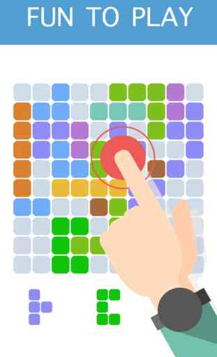 10-10 Colors Block Puzzle Free to Fit : Logic Stack Dots 4
