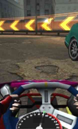 3D Go-kart City Racing - Outdoor Traffic Speed Karting Simulator Game FREE 1