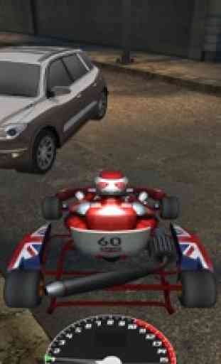 3D Go-kart City Racing - Outdoor Traffic Speed Karting Simulator Game FREE 2