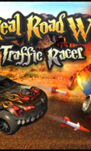 A 3D Real Road Warrior Traffic Racer - Fast Racing Car Rivals Simulator Race Game 1