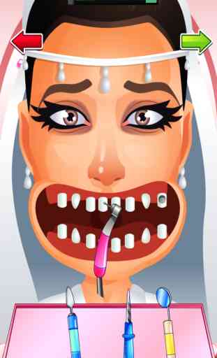 A Celebrity Wedding Day Dentist Game FREE- A fun and fashionable dentist / doctors game for little boys and girls. 4