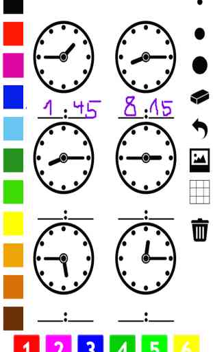 A Clock Coloring Book for Children: Learn to Read the Time of your Watch 2